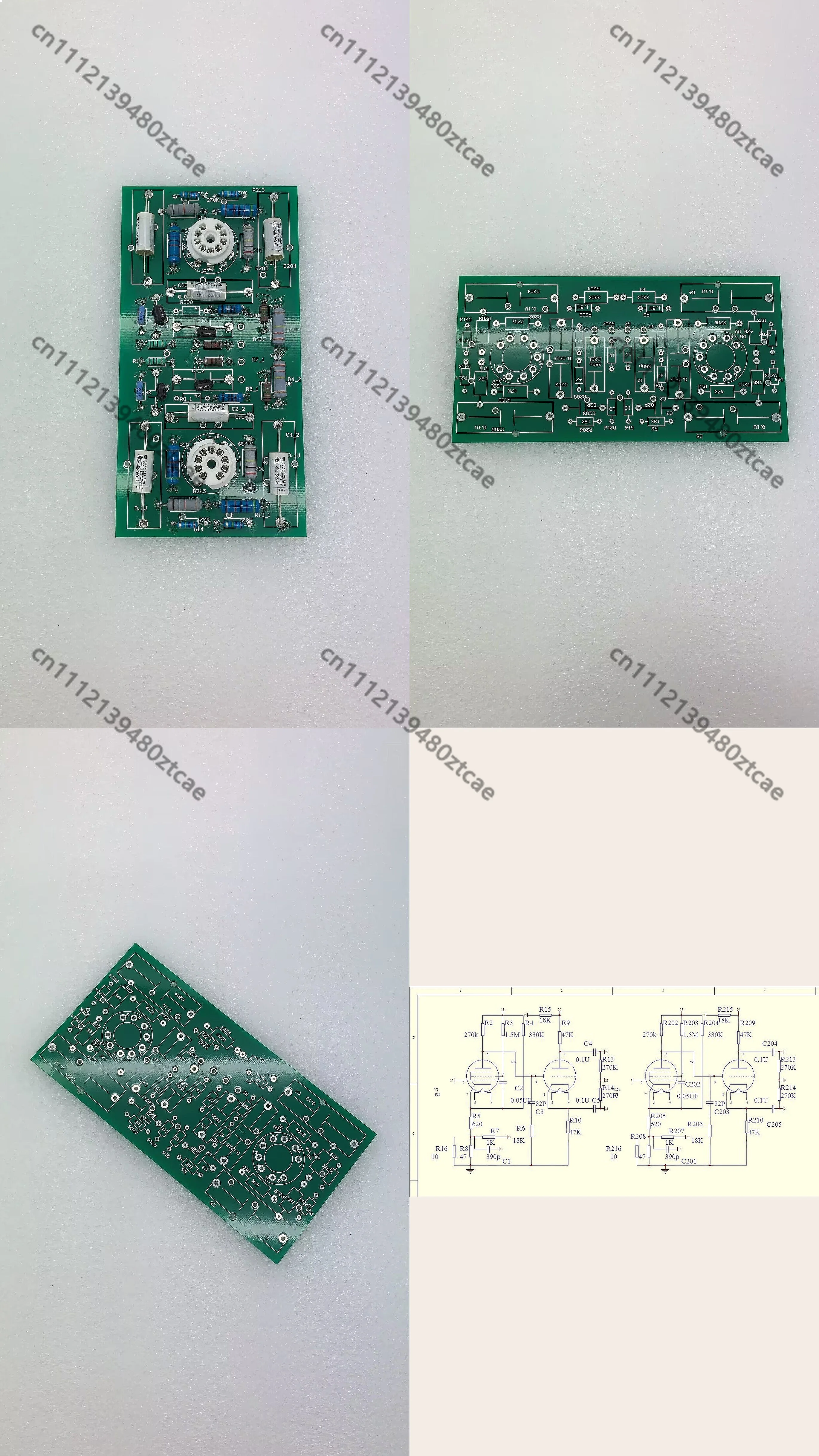 Classic Stereo Tube Amplifier Driver Board 6U8 Phase Inverter for EL34 Output No Tubes
Classic Stereo Tube Amplifier Driver Board 6U8 Phase Inverter for EL34 Output No Tubes