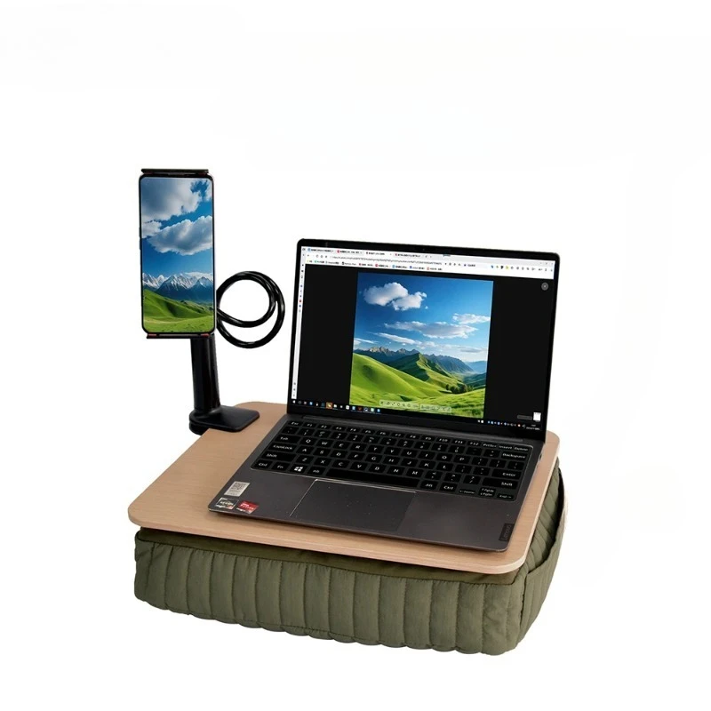 Multifunctional Laptop Desk Thickened Base Cushion Detachable and Washable When the pillow Quick drying and portable
Multifunctional Laptop Desk Thickened Base Cushion Detachable and Washable When the pillow Quick drying and portable