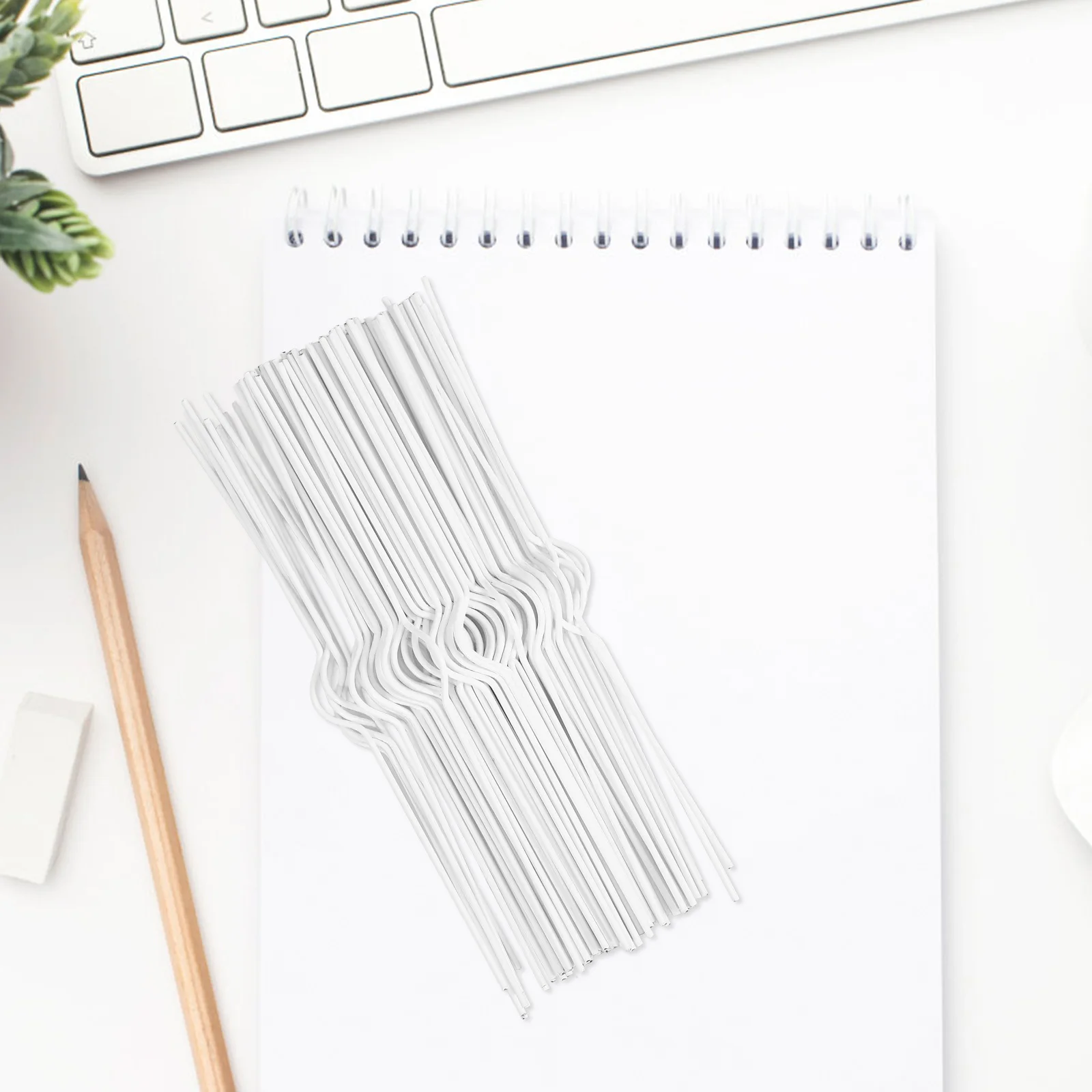 100pcs Calendar Hooks for Binding Whiteboard Calendars Iron Wires Hanger 20cm White Double Wire Sturdy Support Multifunctional
100pcs Calendar Hooks for Binding Whiteboard Calendars Iron Wires Hanger 20cm White Double Wire Sturdy Support Multifunctional