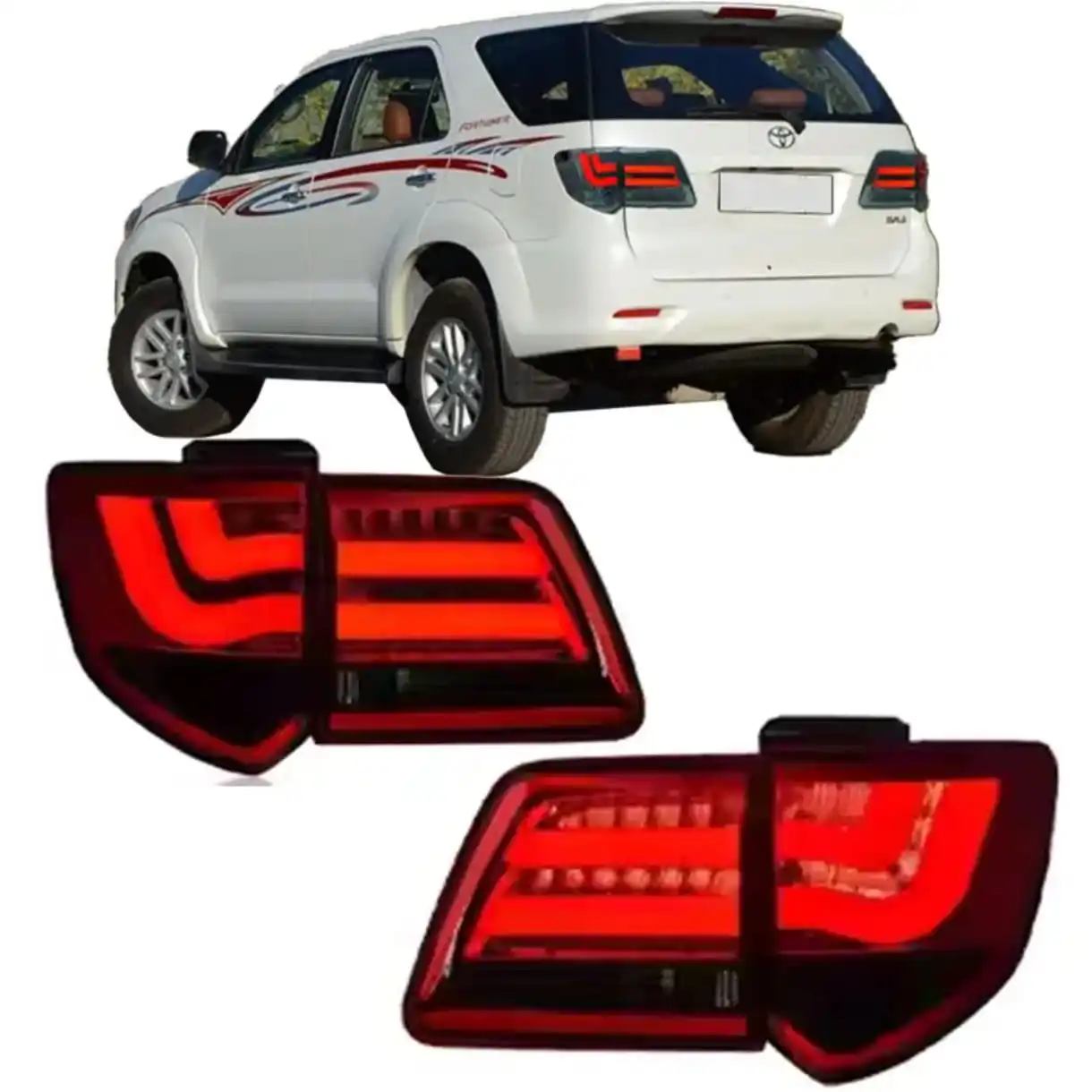 Intelligent Library Vland Factory's New Red Full LED Rear Tail Light Lamp For 2012-Up For FORTUNER 
Intelligent Library Vland Factory's New Red Full LED Rear Tail Light Lamp For 2012-Up For FORTUNER