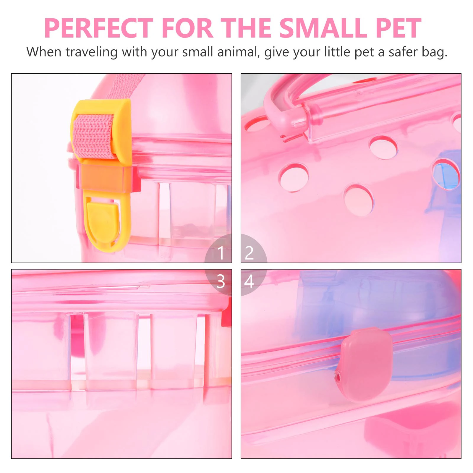 Portable Pet Cage Durable ABS for Hedgehogs Rabbits Hamsters Chinchillas Small Animal Travel Outdoor Use Carrier Case Feeder
Portable Pet Cage Durable ABS for Hedgehogs Rabbits Hamsters Chinchillas Small Animal Travel Outdoor Use Carrier Case Feeder