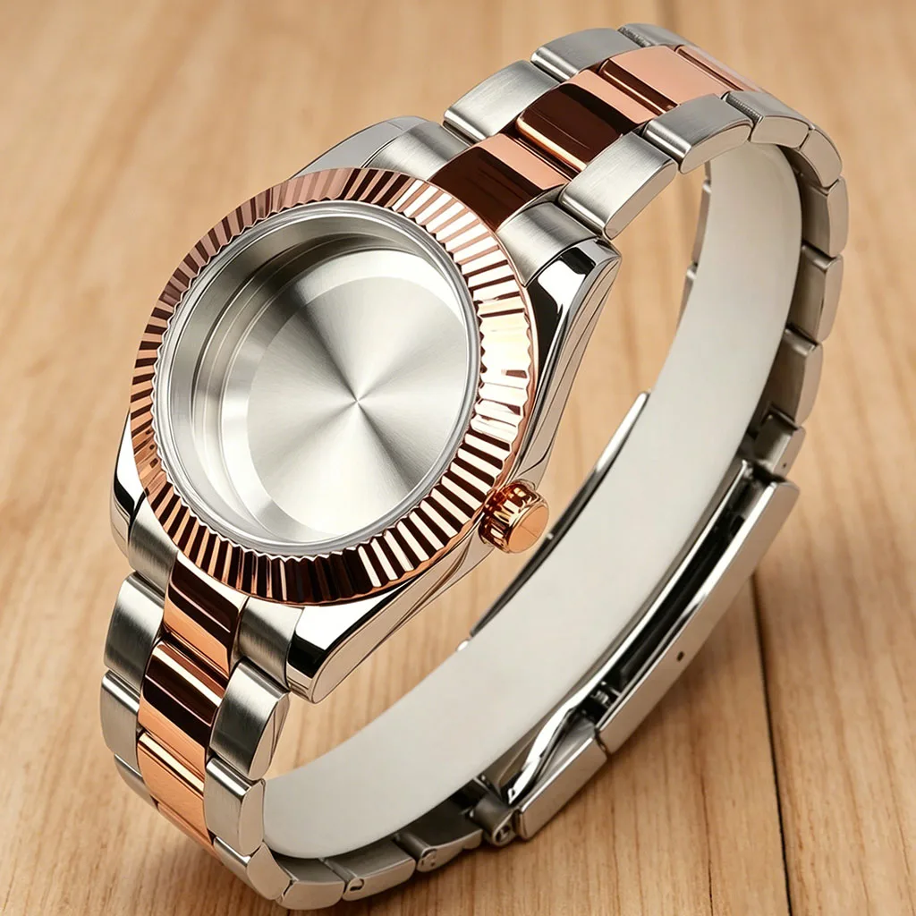 Fashion Women's 36mm/39mm Watch Case 316L Steel Strap Glass Bottom Cover For NH34 NH35 NH36 Miyota8215 Movt Polished Oyster Part
Fashion Women's 36mm/39mm Watch Case 316L Steel Strap Glass Bottom Cover For NH34 NH35 NH36 Miyota8215 Movt Polished Oyster Part
