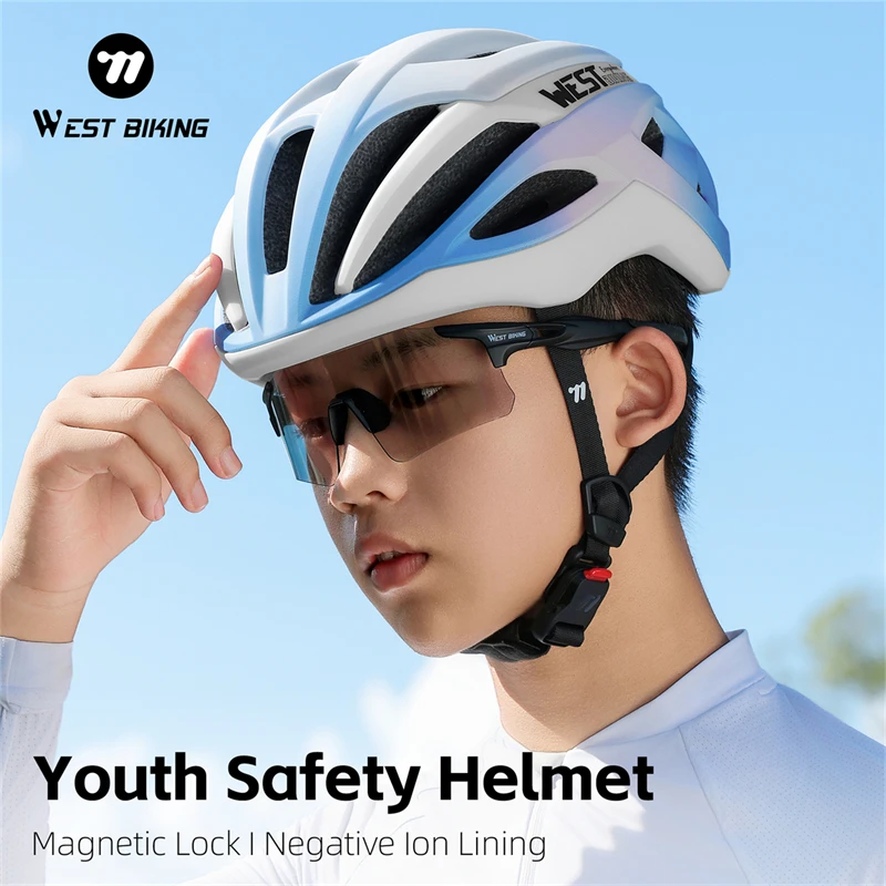 WEST BIKING Bicycle Helmet 48-52cm Head for Teenager Boys Girls MTB Road Safety Headwear Helmet Ultralight Bike Cycling Helmet
WEST BIKING Bicycle Helmet 48-52cm Head for Teenager Boys Girls MTB Road Safety Headwear Helmet Ultralight Bike Cycling Helmet
