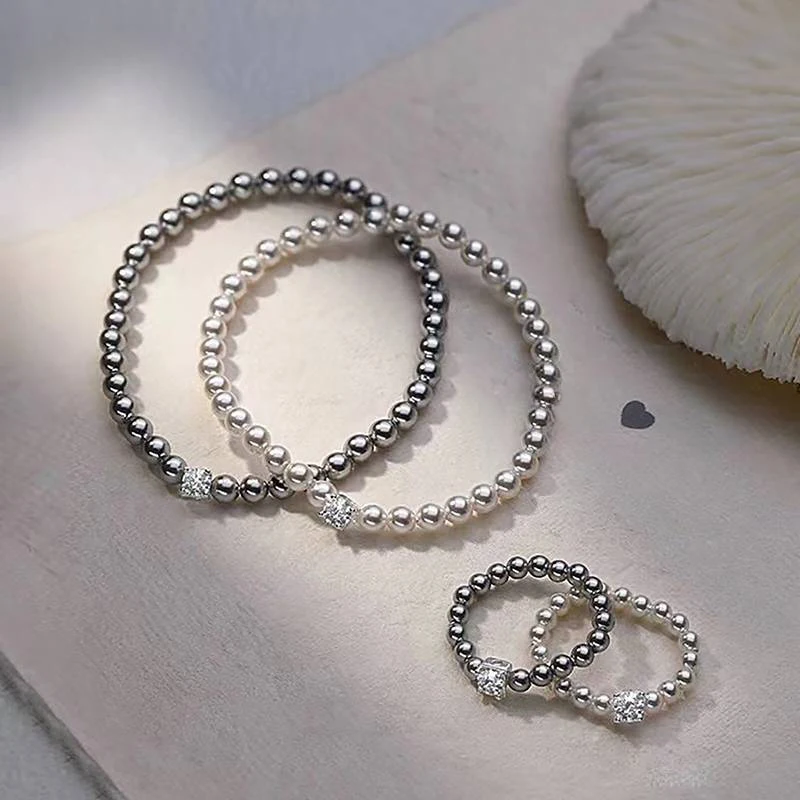 Real 925 Sterling Silver Square Zircon Pearl Elastic Rope Chain Bracelet for Elegant Women Fine Jewelry Trendy Accessories
Real 925 Sterling Silver Square Zircon Pearl Elastic Rope Chain Bracelet for Elegant Women Fine Jewelry Trendy Accessories