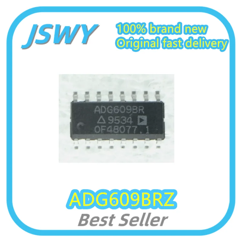 (3/30pcs) ADG609BRZ ADG609BR ADG609 SOP16 High Performance Analog Multiplexer Brand New Original Ships Fast Genuine
(3/30pcs) ADG609BRZ ADG609BR ADG609 SOP16 High Performance Analog Multiplexer Brand New Original Ships Fast Genuine