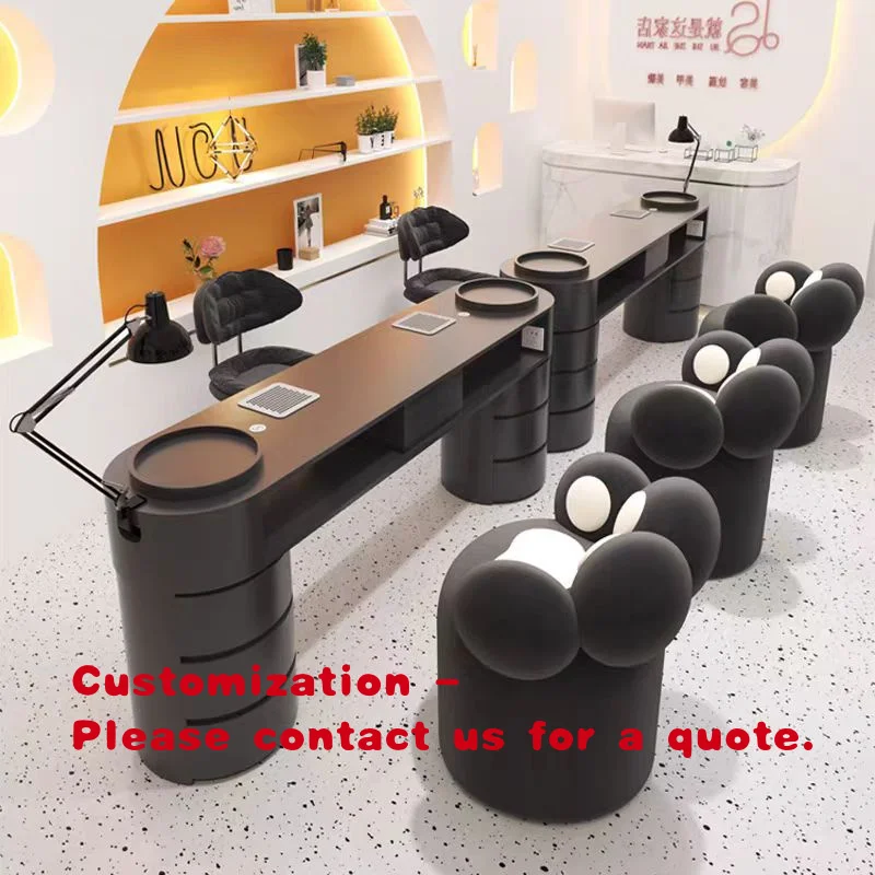 custom.European Design Modern Double Manicure Table with Drawers Wood Nail Tables Manicure Services
custom.European Design Modern Double Manicure Table with Drawers Wood Nail Tables Manicure Services