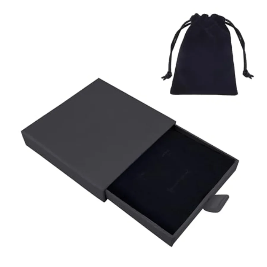 Small Jewelry Gift Box and Velvet Bag, Necklace Bracelet Earring Cardboard Organizer Square Jewellery Gift Box Pendent Storage
Small Jewelry Gift Box and Velvet Bag, Necklace Bracelet Earring Cardboard Organizer Square Jewellery Gift Box Pendent Storage