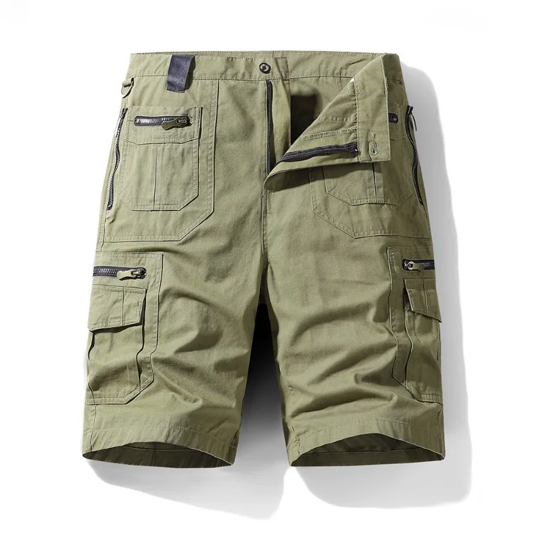 New Summer Men Multi Pockets Cargo Shorts Quality Cotton 100% Man Casual Shorts Jogger Sportswear Pants Male Loose Shorts 5XL
New Summer Men Multi Pockets Cargo Shorts Quality Cotton 100% Man Casual Shorts Jogger Sportswear Pants Male Loose Shorts 5XL