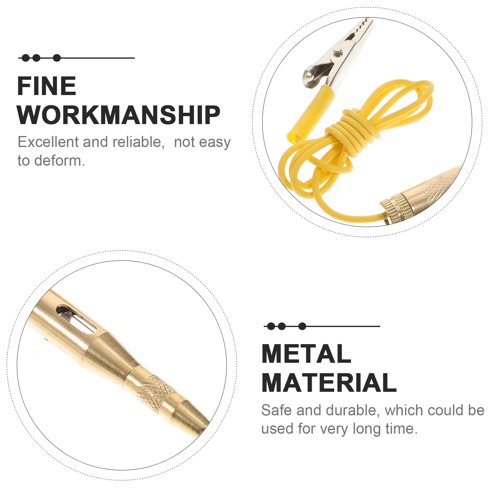 Vehicle Voltage Tester Car Test Pen 6 24V Measuring Range Lightweight Ideal for Auto Boats Motorcycles Small Engines 
Vehicle Voltage Tester Car Test Pen 6 24V Measuring Range Lightweight Ideal for Auto Boats Motorcycles Small Engines