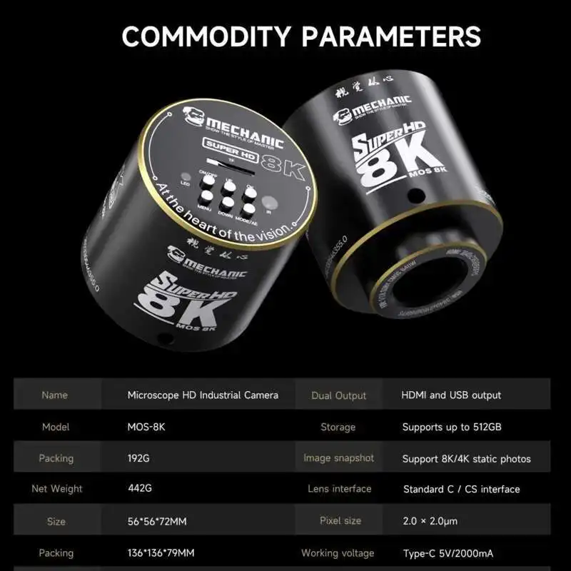 Механик 4k/60fps съемка Tf Card 512g Mos-8k поддерживает ремонт телефона авто белый баланс и Lmaging
Механик 4k/60fps съемка Tf Card 512g Mos-8k поддерживает ремонт телефона авто белый баланс и Lmaging