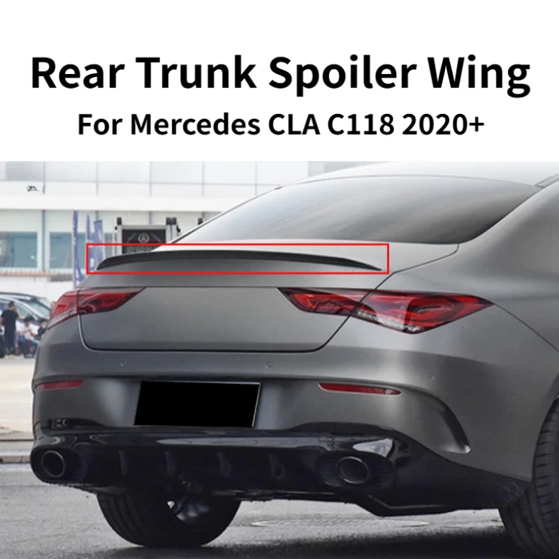 Rear Trunk Spoiler Wing Fits Mercedes CLA C118 CLA180 CLA200 CLA260 2020+ Exterior Modified Auto Replacement Accessories Parts
Rear Trunk Spoiler Wing Fits Mercedes CLA C118 CLA180 CLA200 CLA260 2020+ Exterior Modified Auto Replacement Accessories Parts