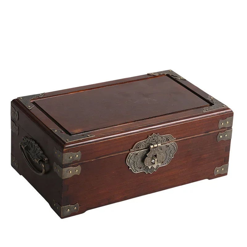 Solid Wood Belt Lock Small Box Office Box Vintage Jewelry Desktop Multifunction Organizers Traditional Design Small Item
Solid Wood Belt Lock Small Box Office Box Vintage Jewelry Desktop Multifunction Organizers Traditional Design Small Item