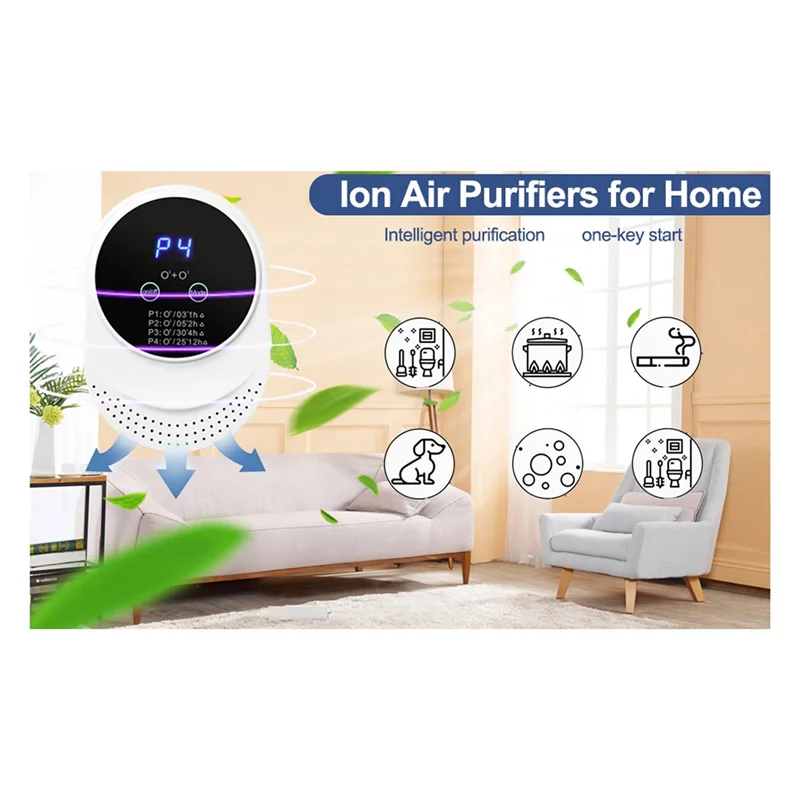 Air Purifier Odor 99% Cat Litter Dog Poof Deodorizer Air Ionizers For Pets Toilet Wardrobe Kitchen Hotel Rooms US Plug
Air Purifier Odor 99% Cat Litter Dog Poof Deodorizer Air Ionizers For Pets Toilet Wardrobe Kitchen Hotel Rooms US Plug