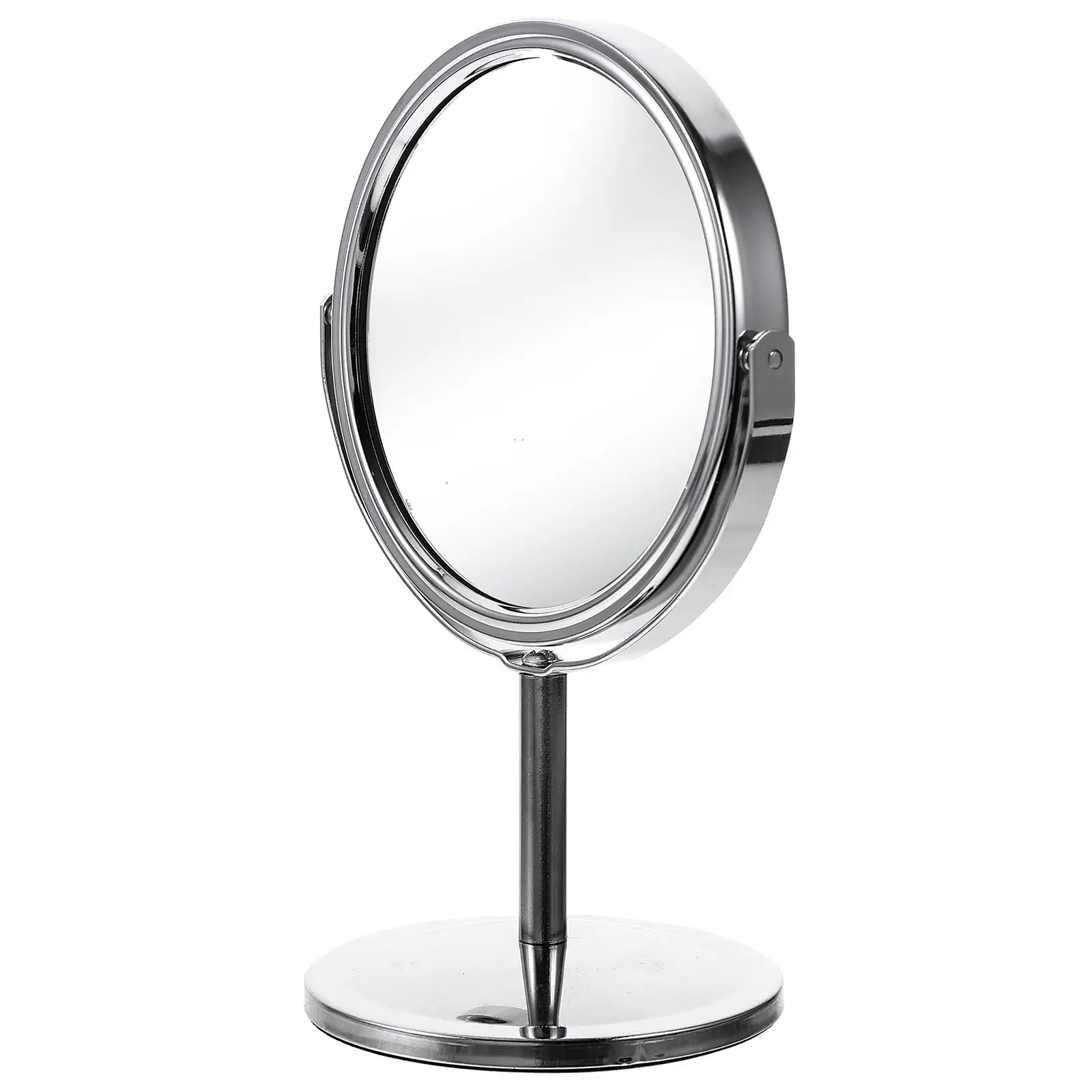Makeup Mirror 4 Inch Round Silver Classic Double Sided Rotatable Vanity Mirror for Desk Bedroom Bathroom Clear High
Makeup Mirror 4 Inch Round Silver Classic Double Sided Rotatable Vanity Mirror for Desk Bedroom Bathroom Clear High