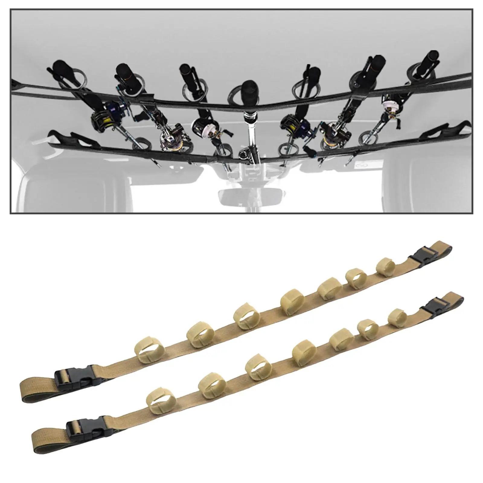 Rod Holder Straps Hold 7 Rods Easy Install Universal Rod Carrier
Rod Holder Straps Hold 7 Rods Easy Install Universal Rod Carrier