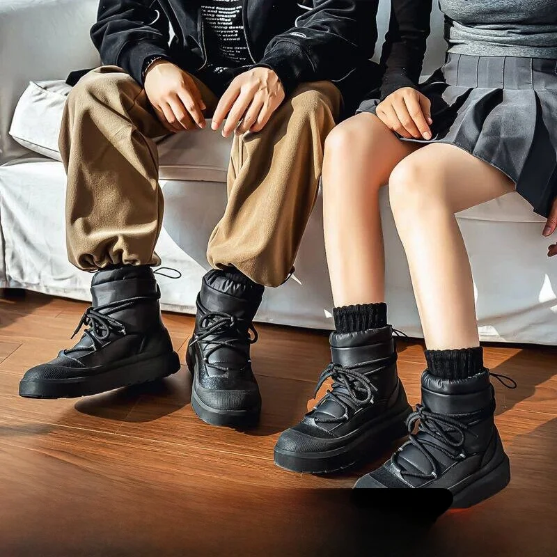 Thickened Fleece Lined Snow Boots High And Low Cut Outdoor Men's Winter Boots Couples Walking Warm Heaters round Toe Casual S...
Thickened Fleece Lined Snow Boots High And Low Cut Outdoor Men's Winter Boots Couples Walking Warm Heaters round Toe Casual S...