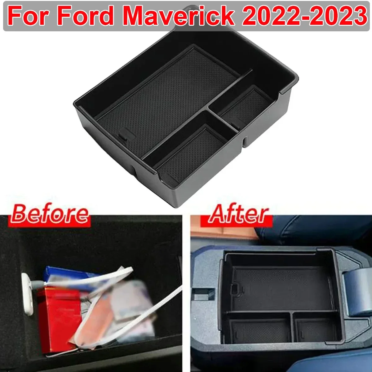 Car Center Console Storage Box Organizer Holder For Ford Maverick 2022-2023 Insert Tray Auto Interior Accessories
Car Center Console Storage Box Organizer Holder For Ford Maverick 2022-2023 Insert Tray Auto Interior Accessories