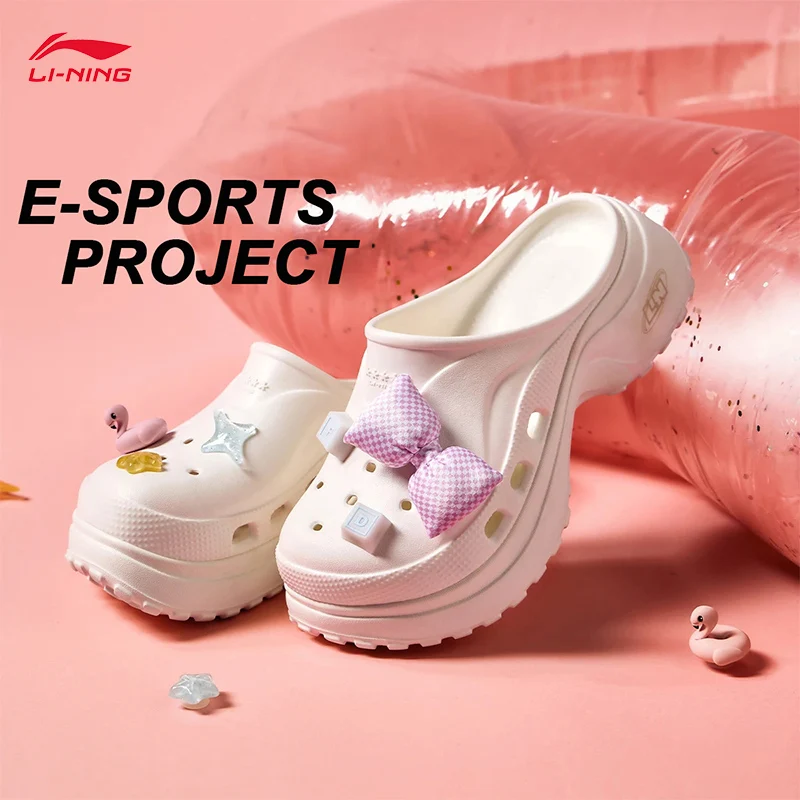 LI-NING E-SPORTS PROJECT* Women Mueller Slippers Lightweight Comfortable breathable Fashionable EVA slippers AGAV004
LI-NING E-SPORTS PROJECT* Women Mueller Slippers Lightweight Comfortable breathable Fashionable EVA slippers AGAV004