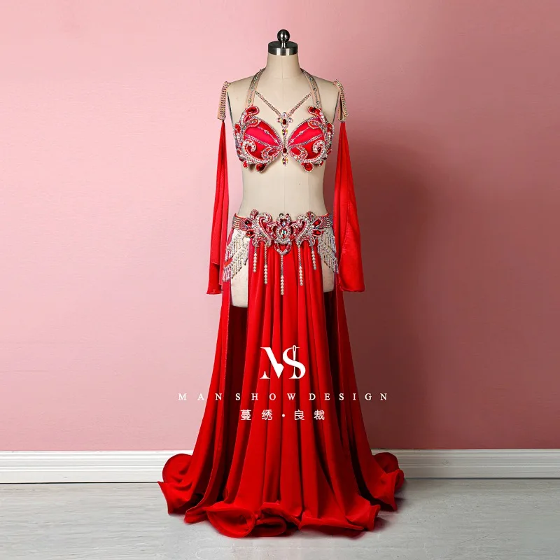 Платье для танца живота по индивидуальному заказу, сексуальная танцовщица, большая распашная юбка, костюм для восточного танца, женский костюм
Платье для танца живота по индивидуальному заказу, сексуальная танцовщица, большая распашная юбка, костюм для восточного танца, женский костюм