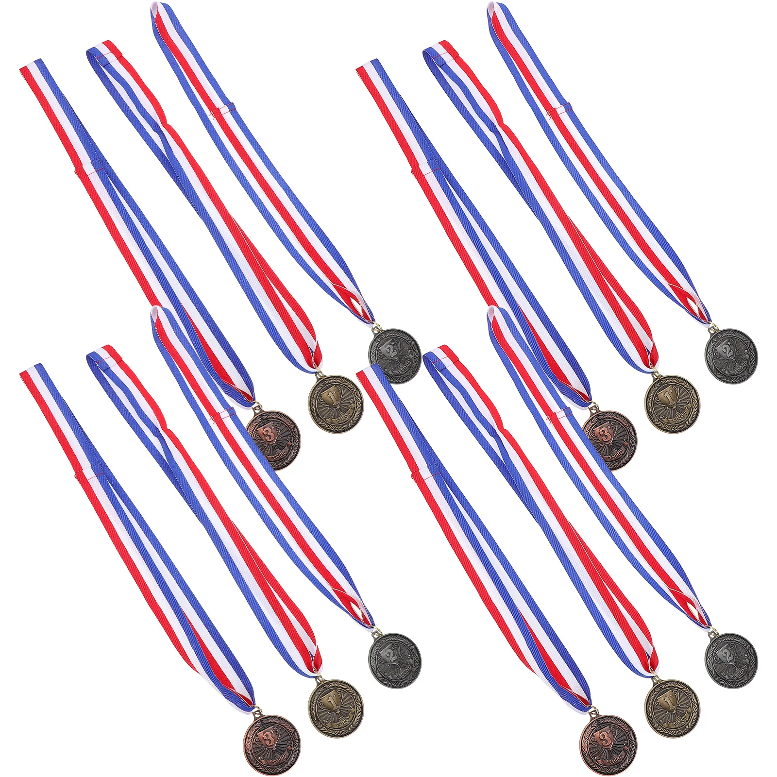 12Pcs Kids Sports Medals Gold Silver Bronze Alloy Winner Award Medals Students Prizes Competition
12Pcs Kids Sports Medals Gold Silver Bronze Alloy Winner Award Medals Students Prizes Competition