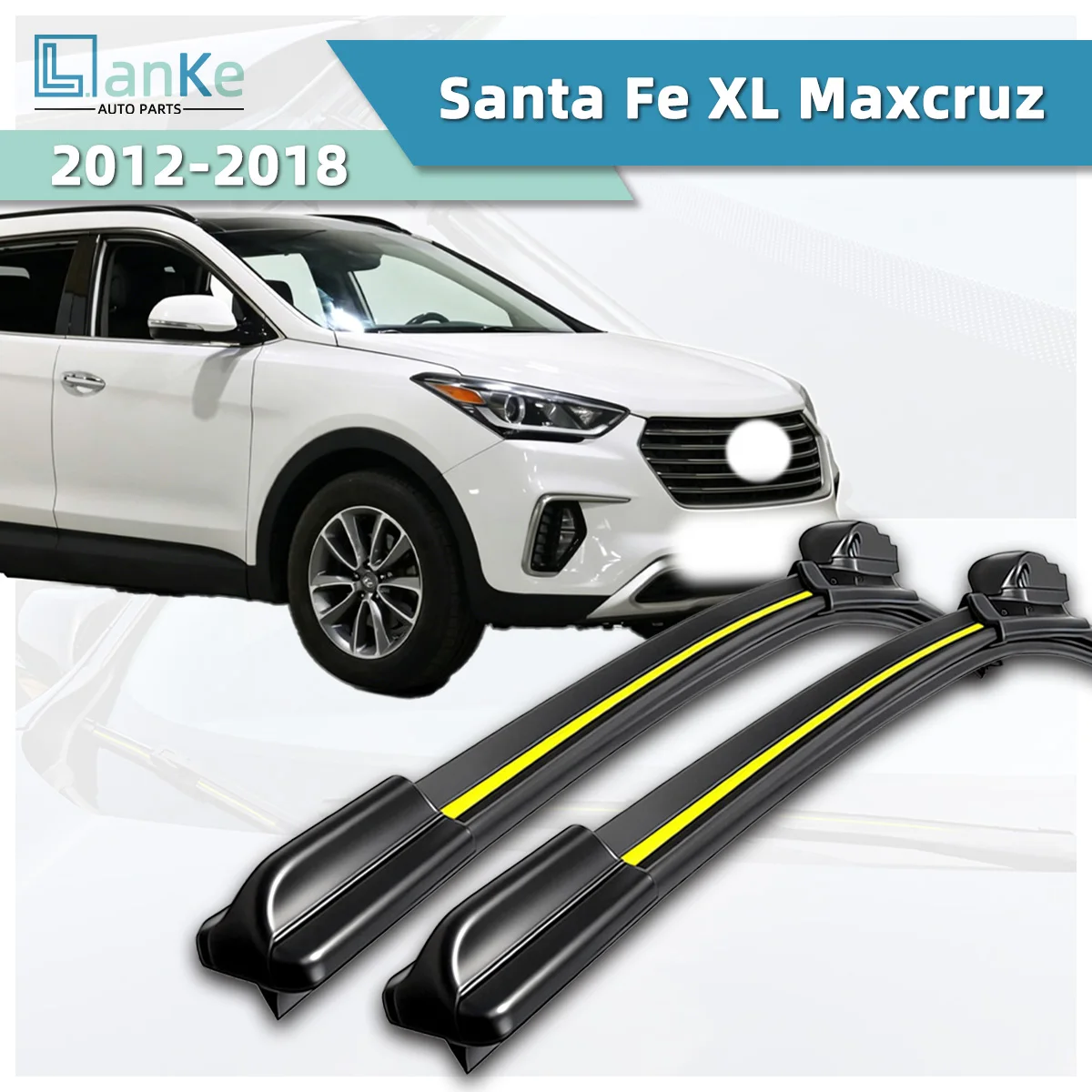 Lanke Wiper Fit For Hyundai Santa Fe Maxcruz XL Maxcruz(2012-2018)Natural Rubber Strip Boneless Silent Car Front Wiper Auto part
Lanke Wiper Fit For Hyundai Santa Fe Maxcruz XL Maxcruz(2012-2018)Natural Rubber Strip Boneless Silent Car Front Wiper Auto part