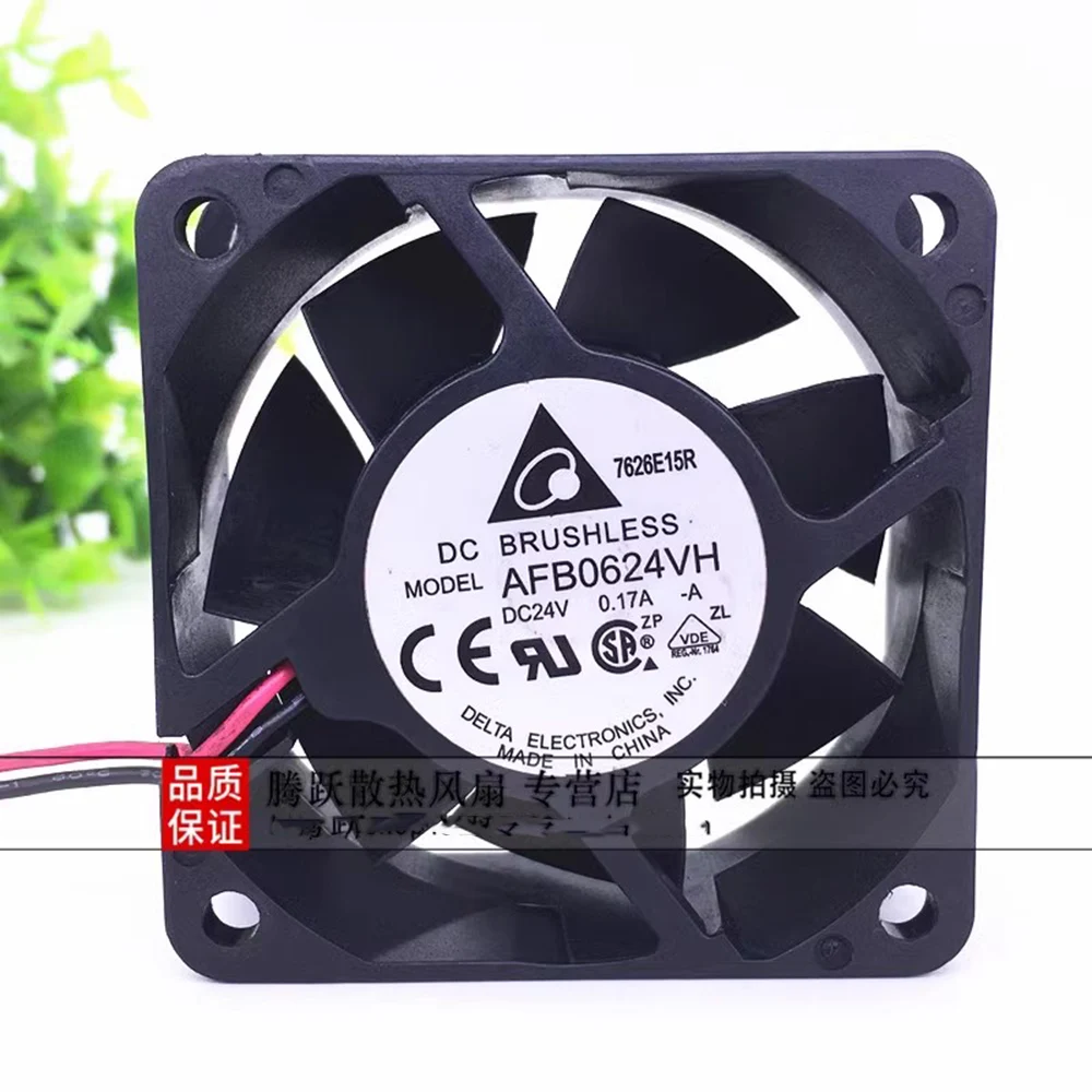 AFB0624VH-A 6025 60*60*25MM 6CM DC 24V 0.17a 6cm 5500rpm new delta axial cooling fan AFB0624VH
AFB0624VH-A 6025 60*60*25MM 6CM DC 24V 0.17a 6cm 5500rpm new delta axial cooling fan AFB0624VH