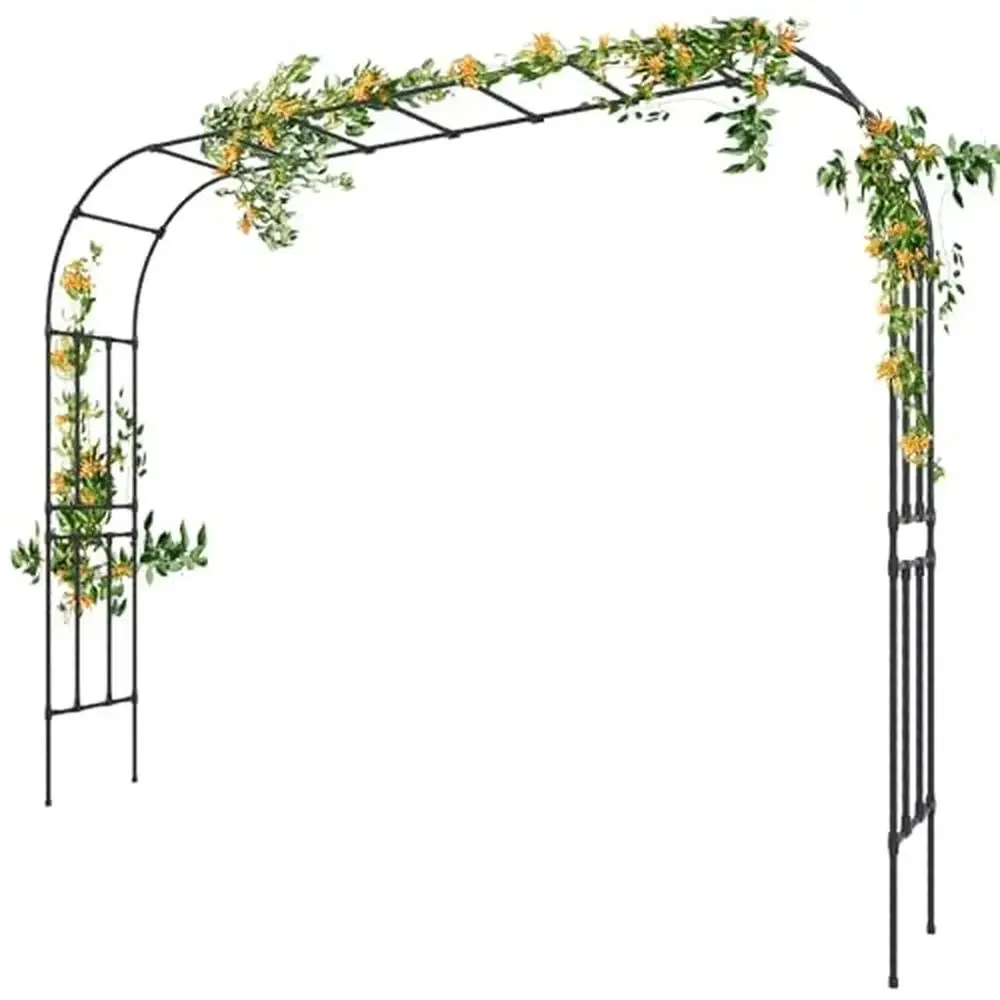 Outdoor Garden Arch Trellis Steel Frame Climbing Plants Support Ceremony Decor
Outdoor Garden Arch Trellis Steel Frame Climbing Plants Support Ceremony Decor