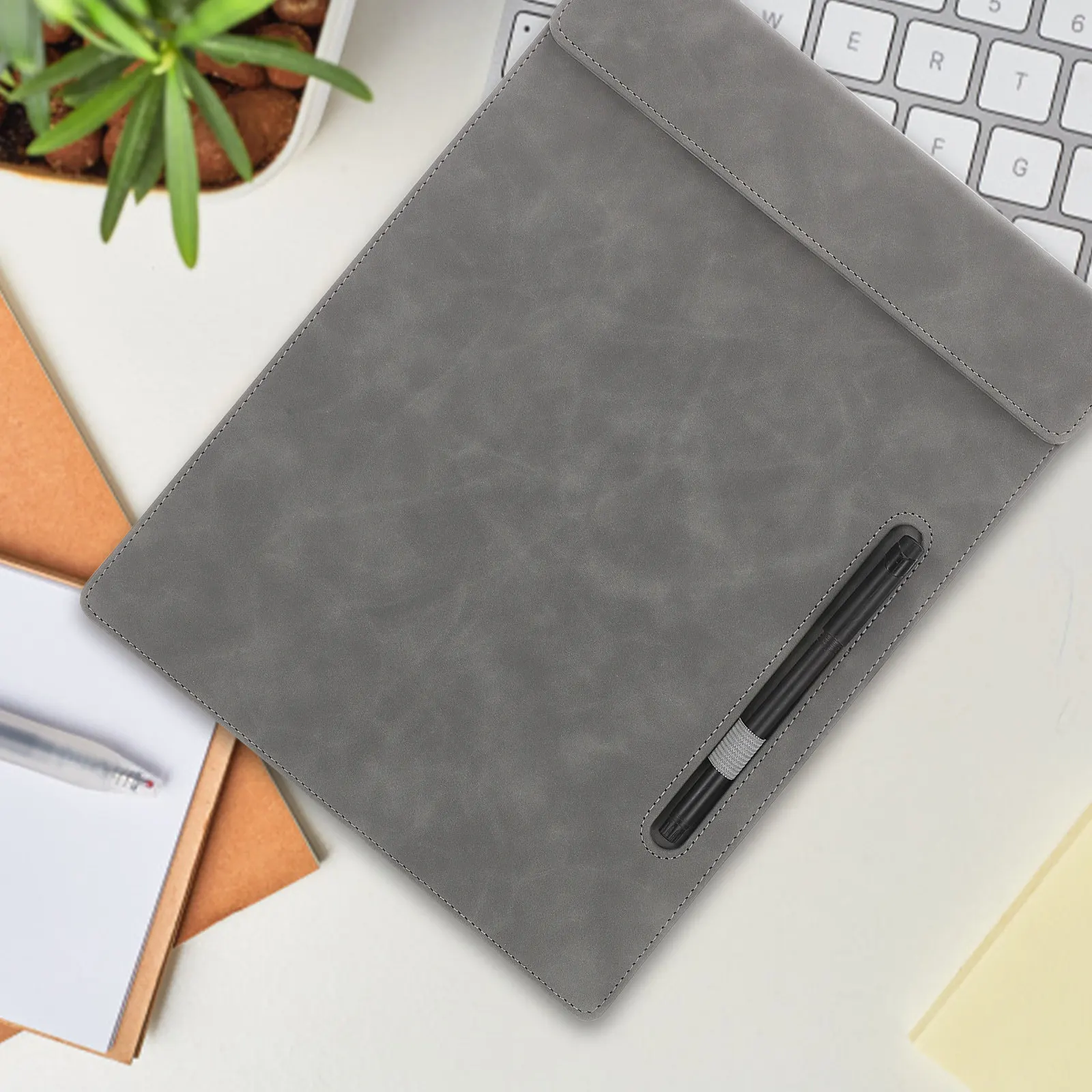 Professional PU Clipboard Pen Holder Lightweight Document Organizer for Business Meetings Conference Notes Portable Writing Pad
Professional PU Clipboard Pen Holder Lightweight Document Organizer for Business Meetings Conference Notes Portable Writing Pad