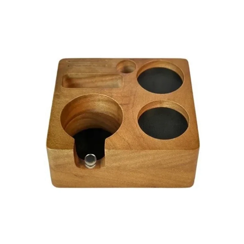 Adjustable Multifunctional Wooden Coffee Tamper Base Holder Accessories For Portafilters Powder Pressing Seat
Adjustable Multifunctional Wooden Coffee Tamper Base Holder Accessories For Portafilters Powder Pressing Seat