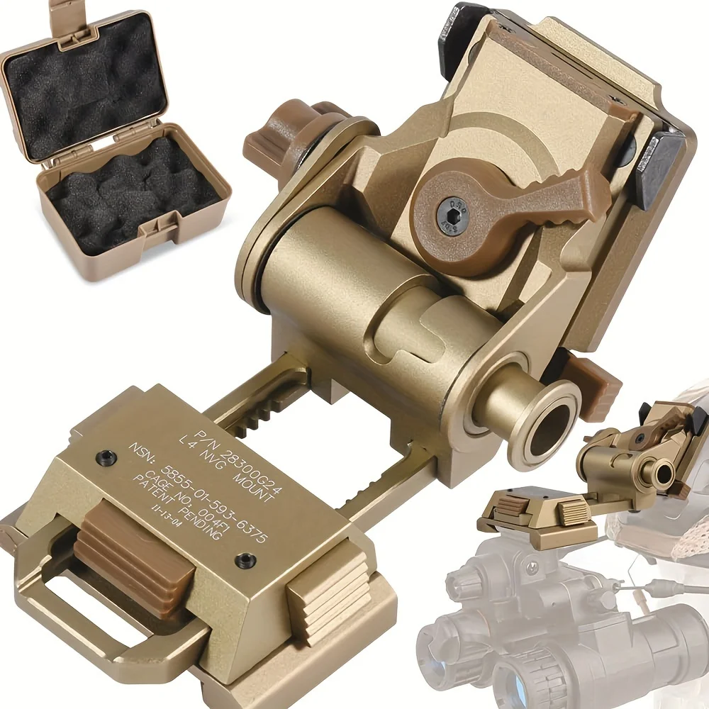 Night Vision Goggles NVG Mount for L4G24 Metal Helmet Mount Rhino Mount Full Metal Tactical Helmet Mount CNC PVS15/18
Night Vision Goggles NVG Mount for L4G24 Metal Helmet Mount Rhino Mount Full Metal Tactical Helmet Mount CNC PVS15/18