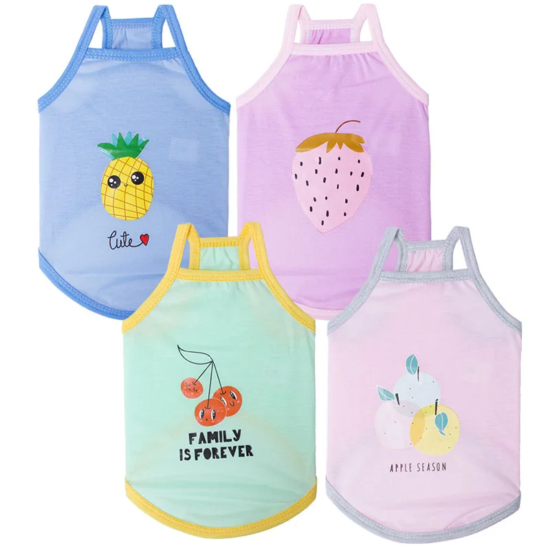Dog Clothes Summer Fruit Pattern Dog Vest Sleeveless Hoodie For Small Medium Dogs Chiwawa Pomeranian Puppy Tank Top Sweatshirt L
Dog Clothes Summer Fruit Pattern Dog Vest Sleeveless Hoodie For Small Medium Dogs Chiwawa Pomeranian Puppy Tank Top Sweatshirt L