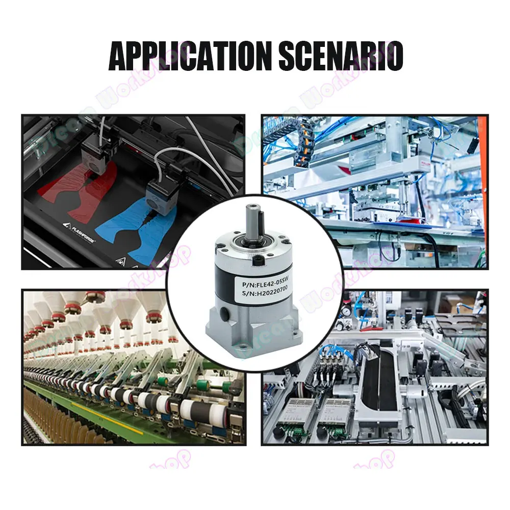High Precision Planetary FLE42-LSW Gearbox Speed Reducer for Nema17 42 Stepper Motor ratio 4/5/10/20/25/50 input 5mm output 8
High Precision Planetary FLE42-LSW Gearbox Speed Reducer for Nema17 42 Stepper Motor ratio 4/5/10/20/25/50 input 5mm output 8