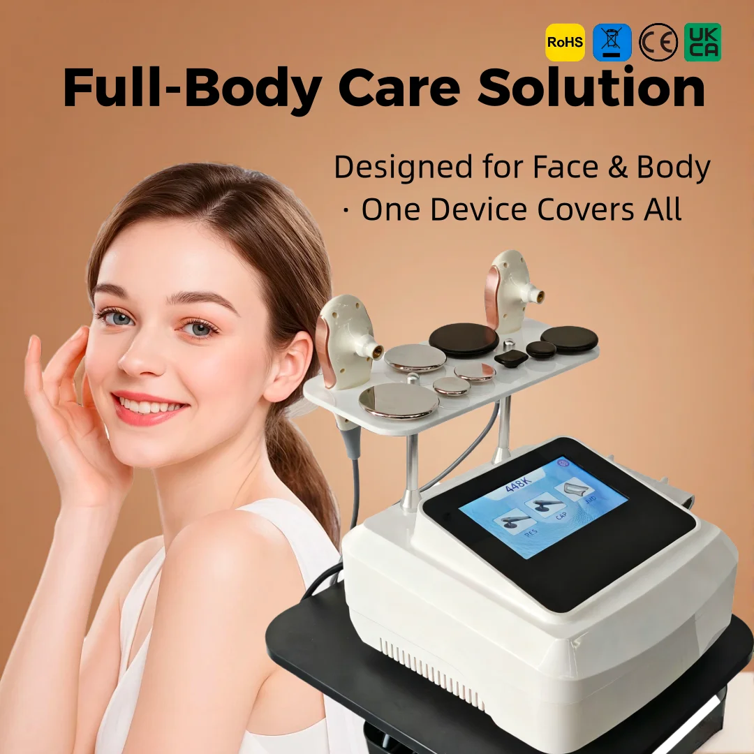 Professional RF Skin Care Machine 448KHz Portable Device for Lifting & Contouring Pain Relief Anti-aging Skin rejuvenation Cellu
Professional RF Skin Care Machine 448KHz Portable Device for Lifting & Contouring Pain Relief Anti-aging Skin rejuvenation Cellu