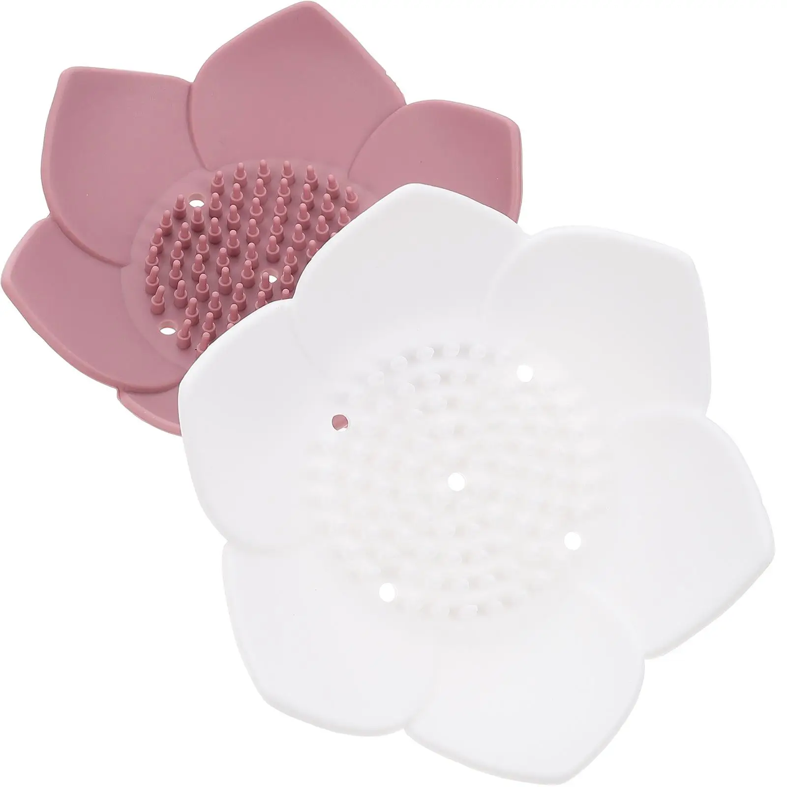 2Pcs Silicone Soap Holders Lotus Shape Drain Tray Flower Rack Gel Container Travel Bath Kitchen Household Storage
2Pcs Silicone Soap Holders Lotus Shape Drain Tray Flower Rack Gel Container Travel Bath Kitchen Household Storage