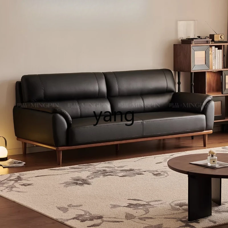 LTT three-person small apartment ash wood antique double leather sofa living room retro
LTT three-person small apartment ash wood antique double leather sofa living room retro