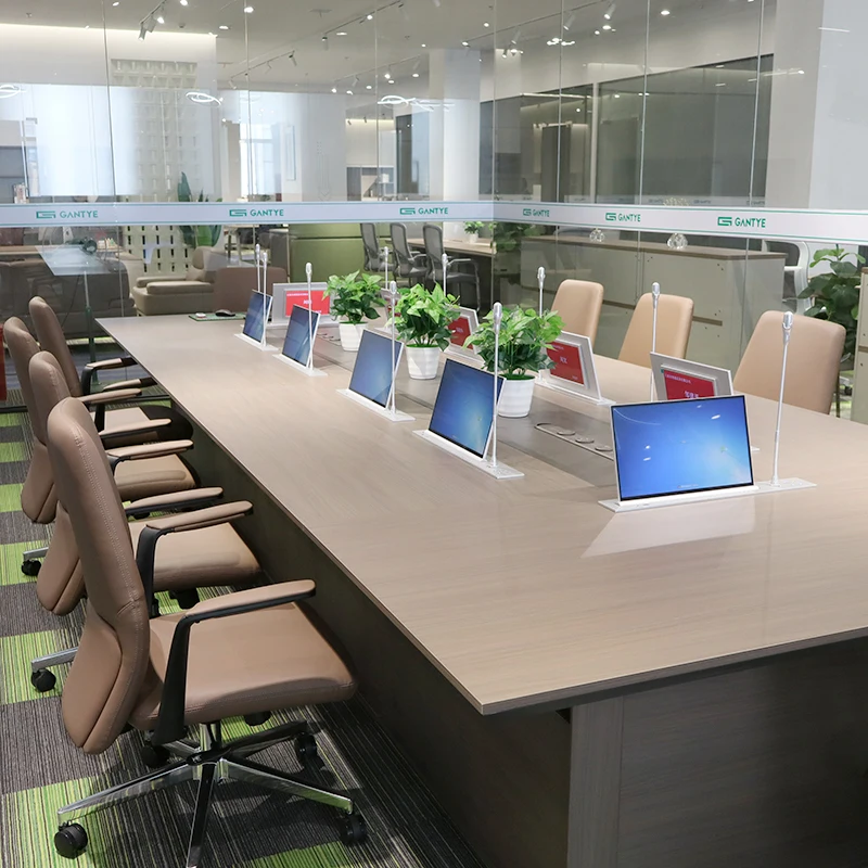 # Conference Table And Chairs Set With Microphone, Large Smart Long Conference Table, Modern Conference & Training Strip Desk
# Conference Table And Chairs Set With Microphone, Large Smart Long Conference Table, Modern Conference & Training Strip Desk