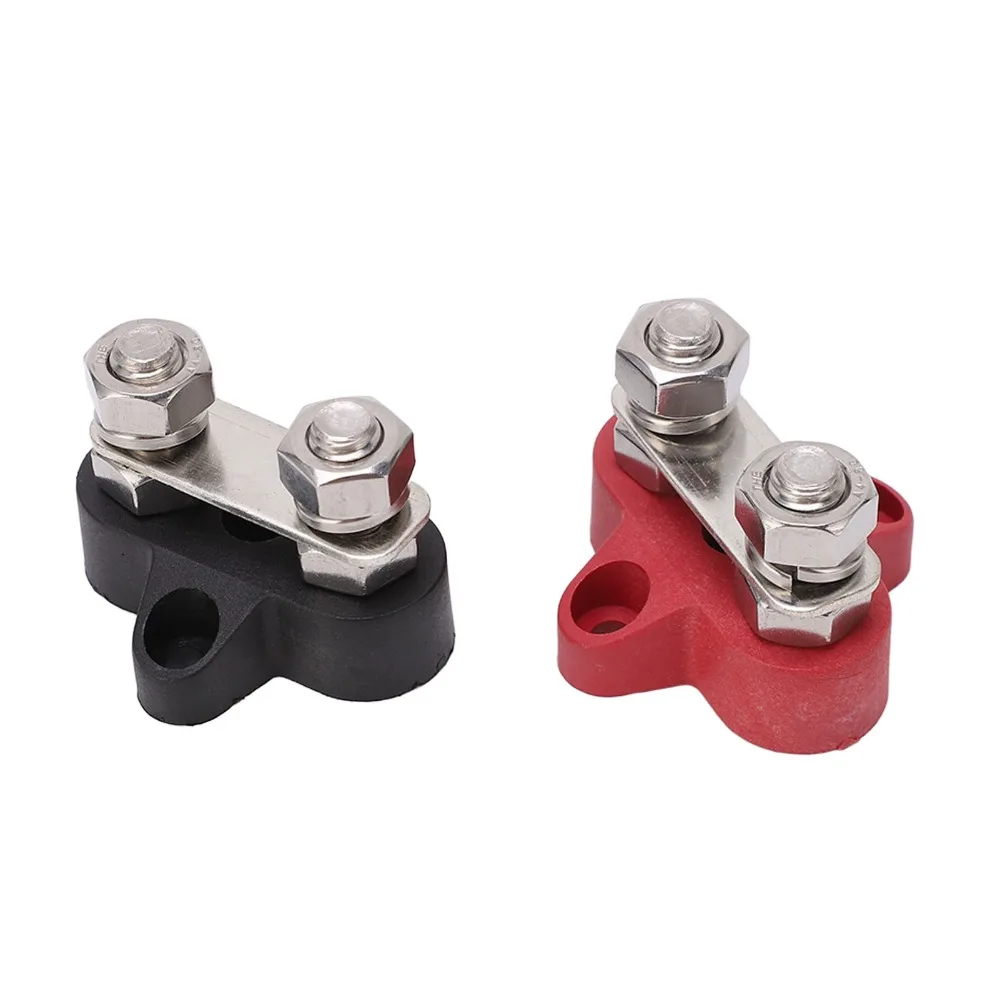 2PCS Durable 5/16" Posts Battery Terminal Block Red & Black 12V 24V M8 Connector Set Junction Block Marine
2PCS Durable 5/16" Posts Battery Terminal Block Red & Black 12V 24V M8 Connector Set Junction Block Marine