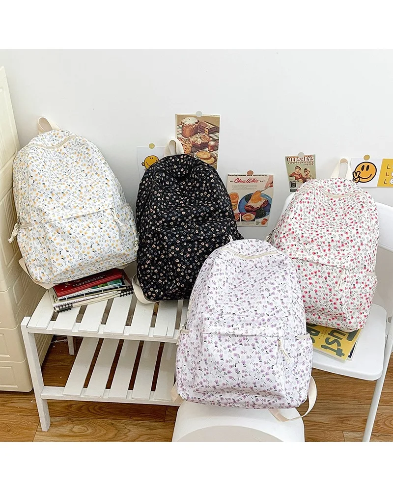 Small fresh literary and artistic versatile backpack casual flower girly heart student school bag large capacity floral sports b
Small fresh literary and artistic versatile backpack casual flower girly heart student school bag large capacity floral sports b