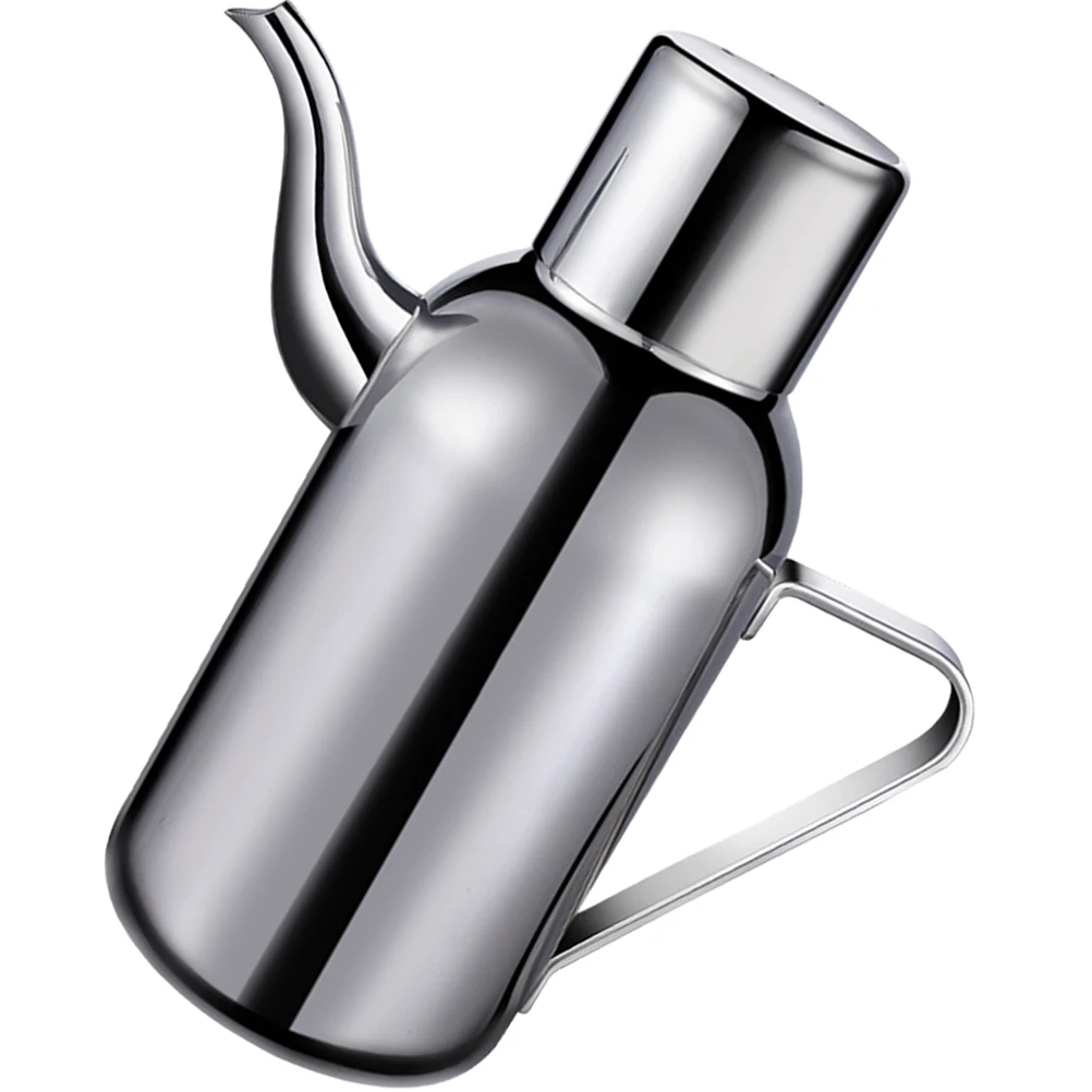 Stainless Steel Oil Pot 600ml Easy Open Kitchen Vinegar Dispenser Soy Sauce Bottle Portable Oil Jug Seasoning Container
Stainless Steel Oil Pot 600ml Easy Open Kitchen Vinegar Dispenser Soy Sauce Bottle Portable Oil Jug Seasoning Container