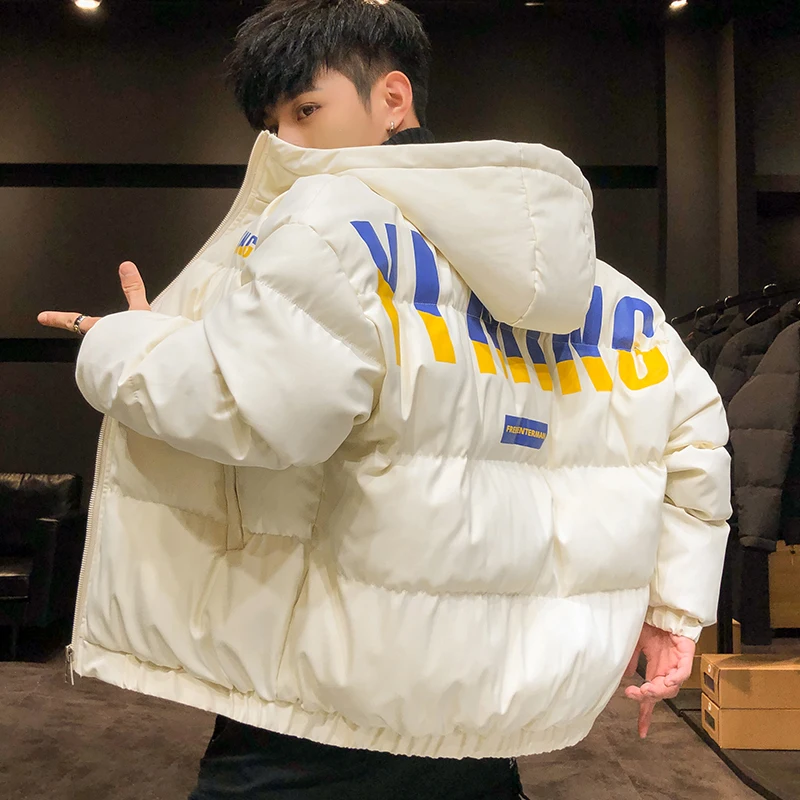 Fashion Nice Winter Casual Parkas Autumn Men's Hooded Thick Warm Cotton-Padded Jackets Youth Outerwear Down Coats Tops Clothing
Fashion Nice Winter Casual Parkas Autumn Men's Hooded Thick Warm Cotton-Padded Jackets Youth Outerwear Down Coats Tops Clothing
