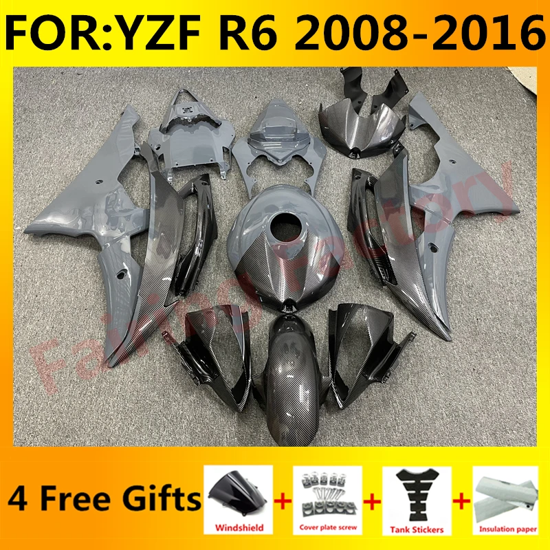 Комплект обтекателей для мотоцикла, подходит для YZF R6 YFZ-R6 2008 2009 2010 2011 2012 2013 2014 2015 2016 Обтекатели для кузова из углеродного волокна
Комплект обтекателей для мотоцикла, подходит для YZF R6 YFZ-R6 2008 2009 2010 2011 2012 2013 2014 2015 2016 Обтекатели для кузова из углеродного волокна