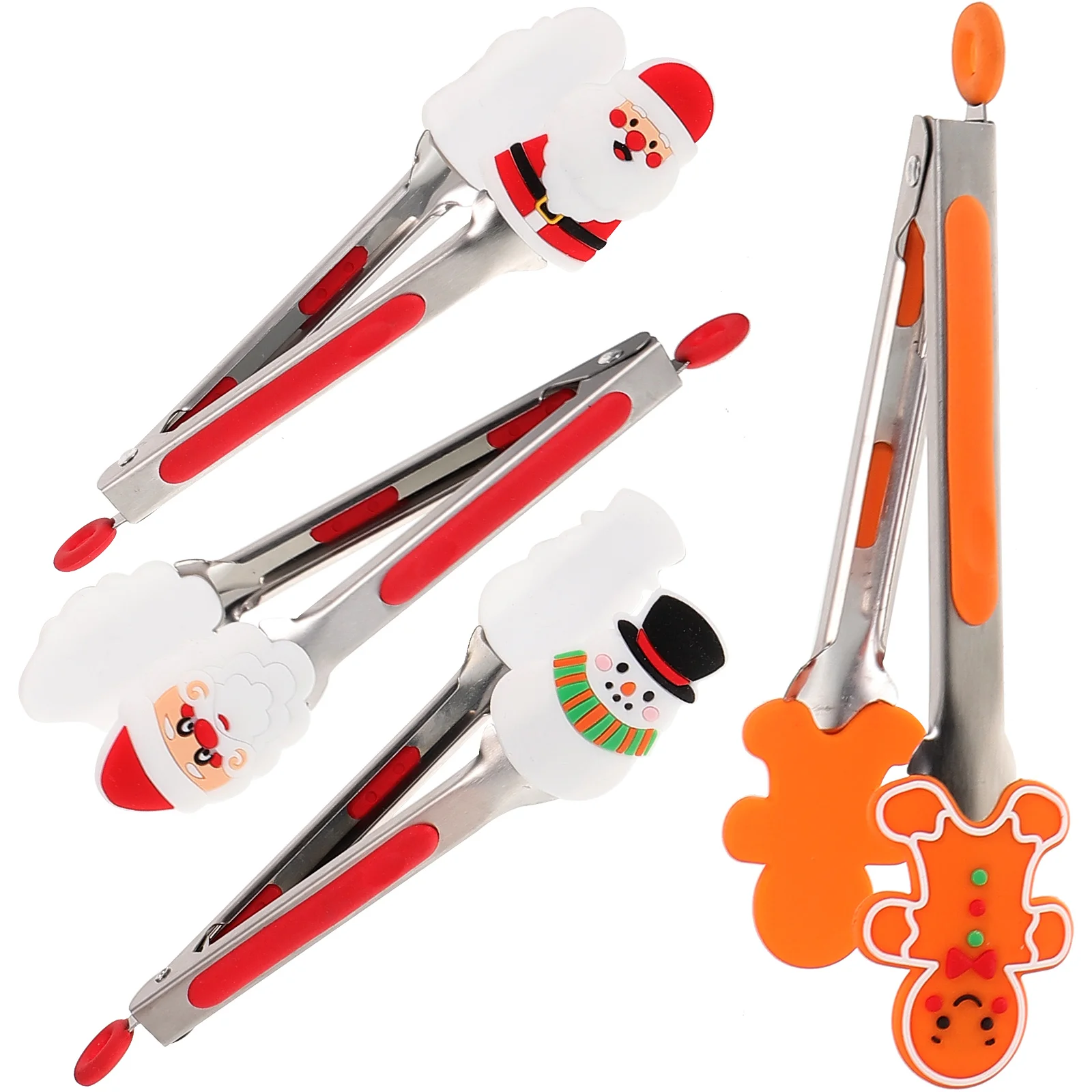 4pcs Stainless Steel Kitchen Heat Resistant Bbq Tongs For Cooking Grilling Outdoor Portable Barbecue Clip Silicone Tips Long
4pcs Stainless Steel Kitchen Heat Resistant Bbq Tongs For Cooking Grilling Outdoor Portable Barbecue Clip Silicone Tips Long