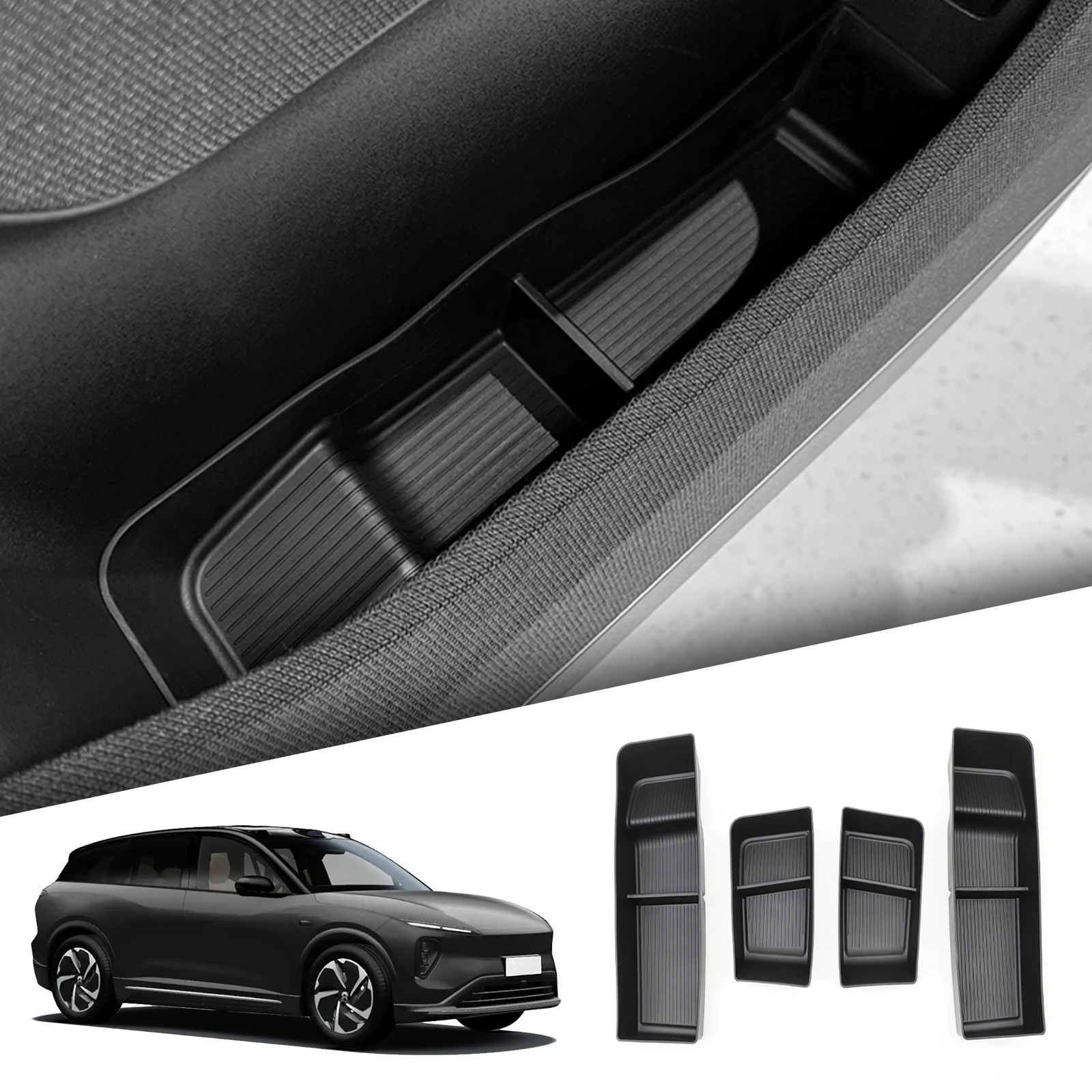 SMABEE for NIO ES6 EL6 2023 2024 Door Side Storage Box TPE Front Rear Door Handle Organizer Tidying Car Accessories
SMABEE for NIO ES6 EL6 2023 2024 Door Side Storage Box TPE Front Rear Door Handle Organizer Tidying Car Accessories