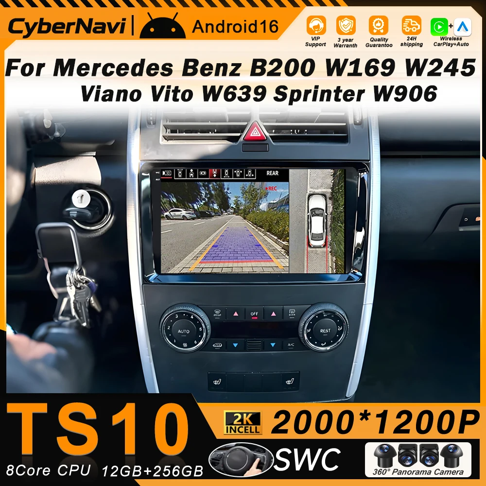 Android Car Radio Multimedia Player For Mercedes Benz B200 W169 W245 Viano Vito W63 Sprinter W906 Carplay Car DVD GPS Navigation
Android Car Radio Multimedia Player For Mercedes Benz B200 W169 W245 Viano Vito W63 Sprinter W906 Carplay Car DVD GPS Navigation