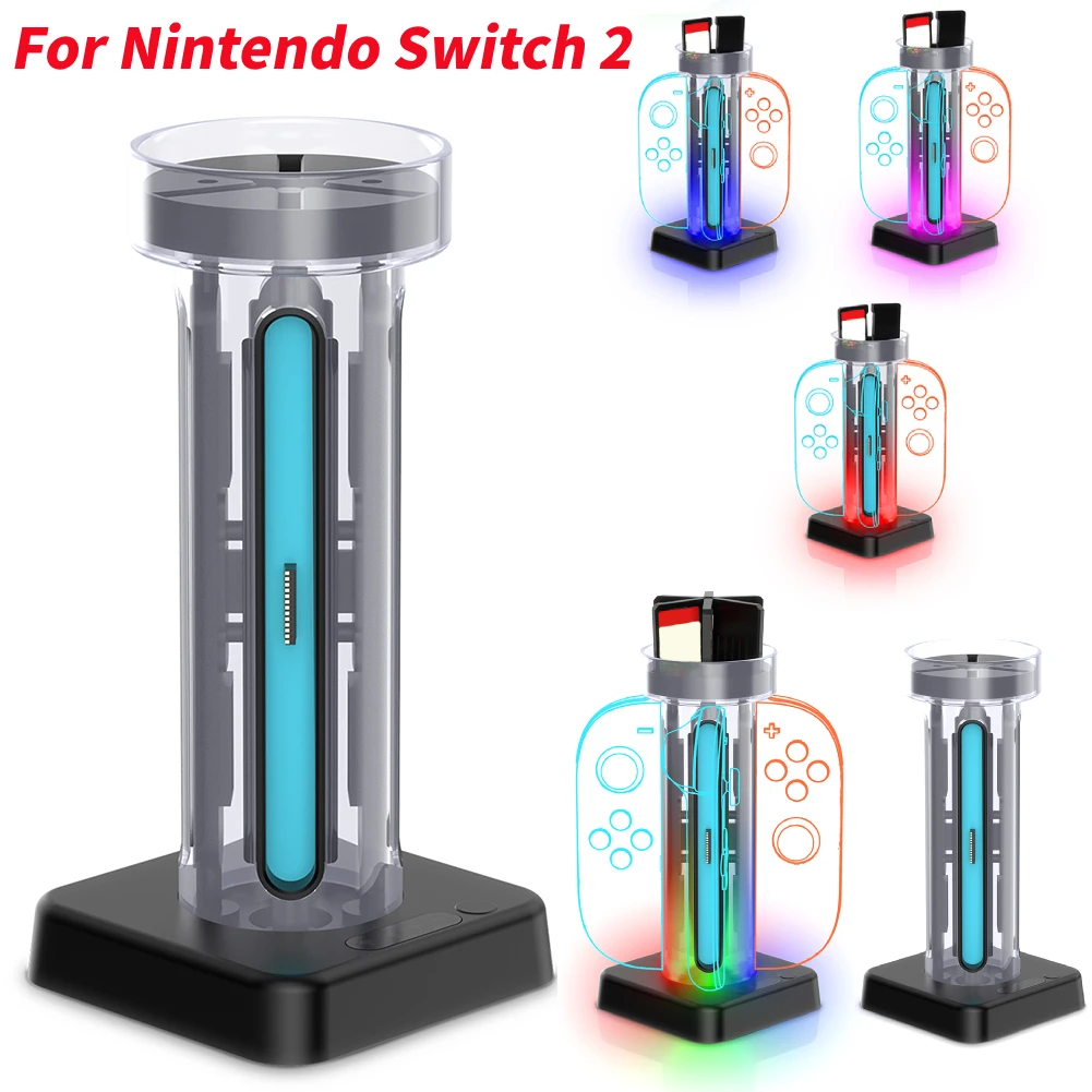 4 In1 LED Charger Stand Dock Station for Switch 2 Fast Charging Dock with Cassettes Slot Small Handle Charging Base for Switch 2
4 In1 LED Charger Stand Dock Station for Switch 2 Fast Charging Dock with Cassettes Slot Small Handle Charging Base for Switch 2