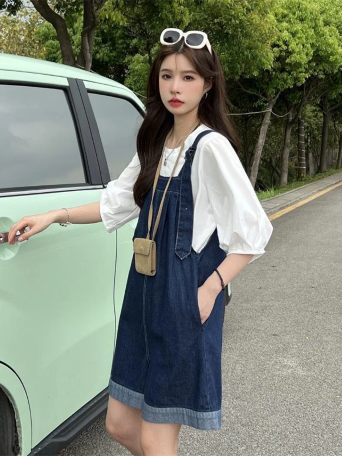 plus Size Denim Overalls Women Summer Thin Design Loose Cuffed Wide Leg orts High Waist Jeans Pants Deep Color Anti-Wrinkle
plus Size Denim Overalls Women Summer Thin Design Loose Cuffed Wide Leg orts High Waist Jeans Pants Deep Color Anti-Wrinkle