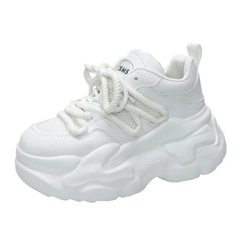 Fashion Spring Breathable Sneakers Women Autumn 7.5CM Hidden Heels Sports Dad Shoes Thick Sole Wedges Platform Chunky Sneakers
Fashion Spring Breathable Sneakers Women Autumn 7.5CM Hidden Heels Sports Dad Shoes Thick Sole Wedges Platform Chunky Sneakers