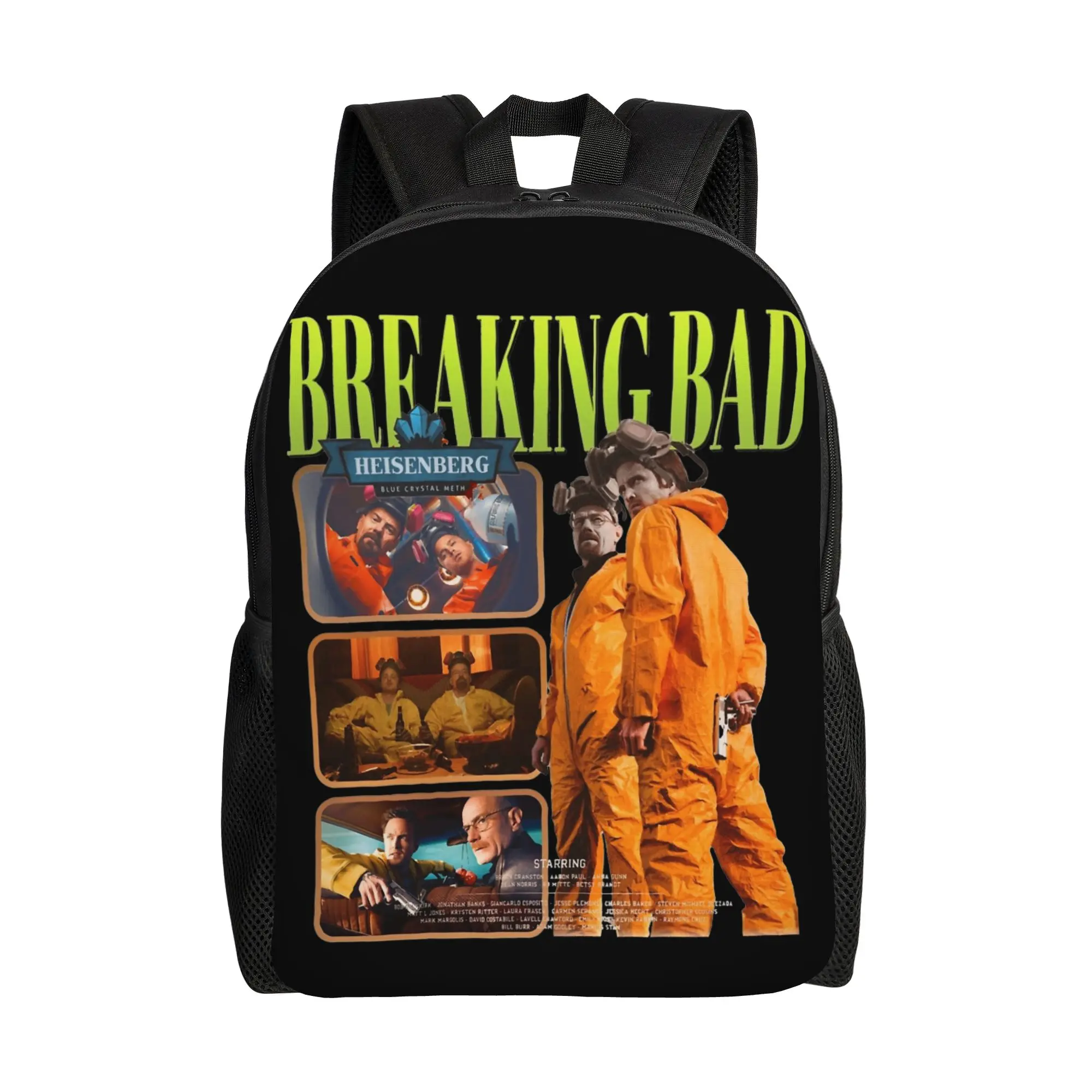 Breaking Bad Fashion Backpack with Pocket High School Business Vintage 90s Daypack for Men Women College Shoulder Bag
Breaking Bad Fashion Backpack with Pocket High School Business Vintage 90s Daypack for Men Women College Shoulder Bag