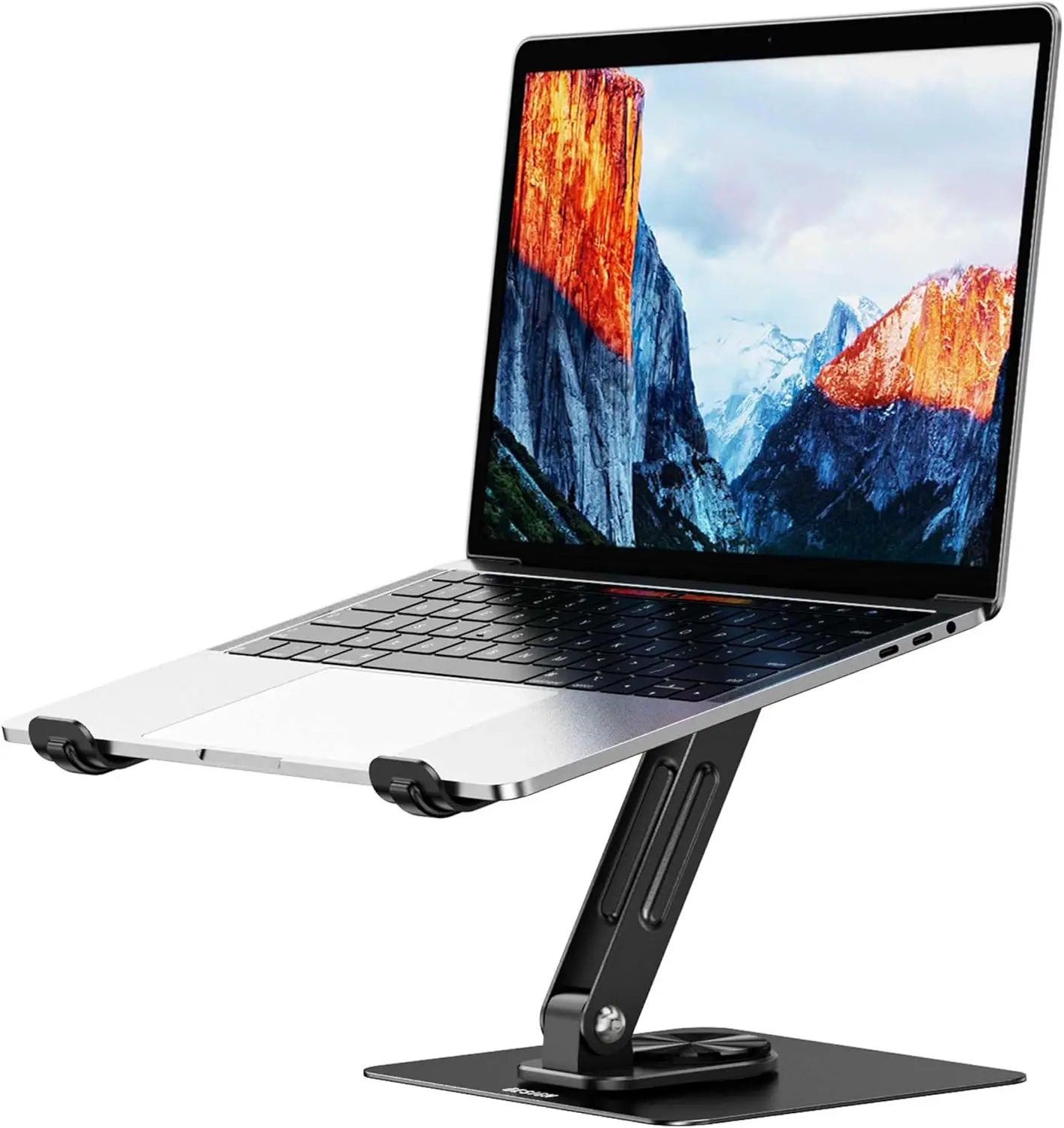 360° Rotating Laptop Stand, Ergonomic Adjustable Holder for 10-14" Laptops, Ventilated Riser (Black)
360° Rotating Laptop Stand, Ergonomic Adjustable Holder for 10-14" Laptops, Ventilated Riser (Black)