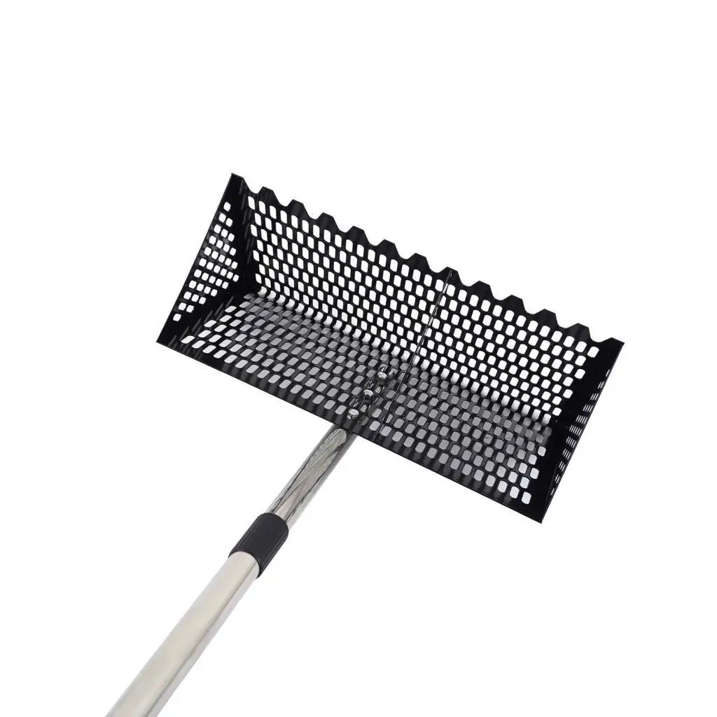 Sharp Tooth Sifter Rake Ergonomic Carbon Steel Sand Flea Rake for Sand Trap Beach Cleaning and Gardening
Sharp Tooth Sifter Rake Ergonomic Carbon Steel Sand Flea Rake for Sand Trap Beach Cleaning and Gardening
